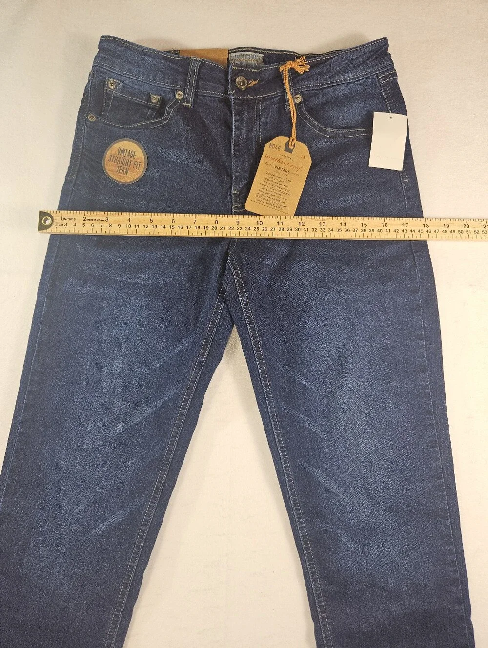Original NEW Weatherproof Vintage Girls's Jeans Dark Wash Straight Leg Size 16